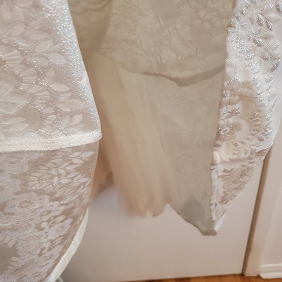 Wedding/Occassion Dress - Ivory Jaquard - BNWT - Picture 8 of 11